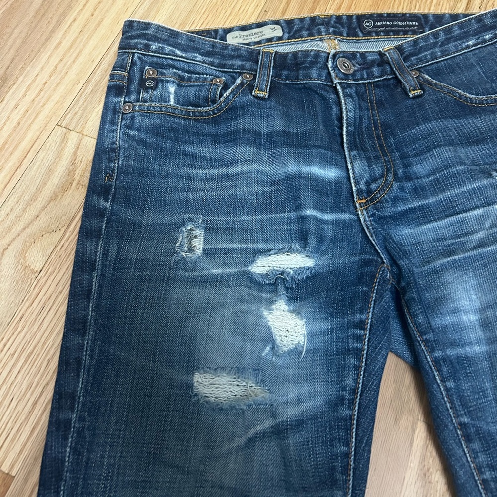 AG Adriano Goldschmied jeans in excellent condition, size 27R. Worn once!